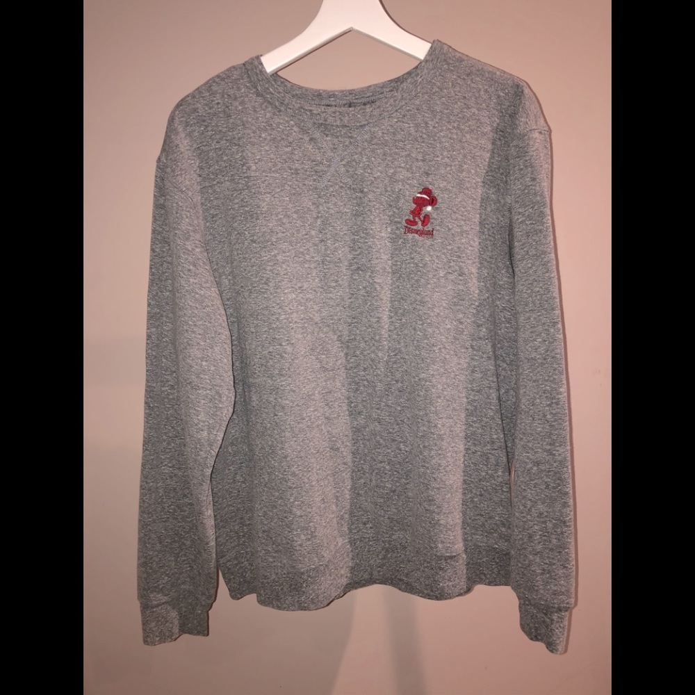 Disneyland Resort holiday MickeyMouse Grey Sweater
